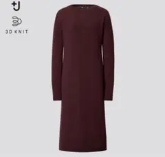 【毎月8日SALE❣️】UNIQLO×ジルサンダー ファインメリノリブワンピース