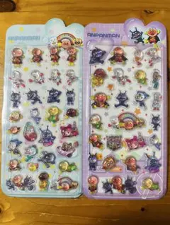 【ラスト1セット】 アンパンマン 3D ステッカー 硬い 立体 ぷくぷく