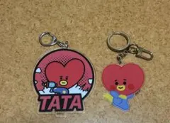 BT21 TATA アクリルキーホルダー 2個セット
