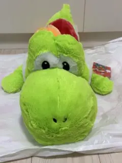 【新品・未使用】スーパーマリオ ヨッシー ぬいぐるみ特大サイズクタッとぬいぐるみ