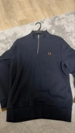 FRED PERRY ネイビー ジップアップトレーナーのサムネイル