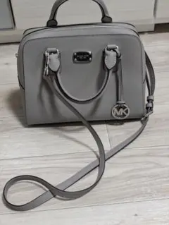 ボストンバッグMICHAEL KORS 2WAY グレージュ美品ショルダー