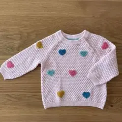 H&M ニットセーター　ハート　60センチ