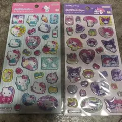 ポップデコパーティー　ハローキティ・マイメロディ　クロミ 2シート