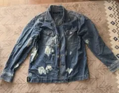 コムサ ブリーチ加工 デニムジャケット 90s 00s