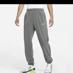 Nike グレー フリース ジョガーパンツ