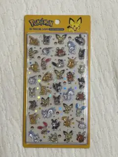 【韓国限定】ポケモン　3D クリスタルステッカー　ピチュー 単品