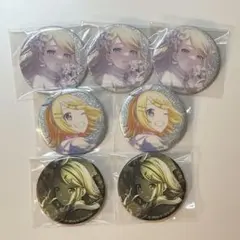 鏡音リン　缶バッジ　グリッター缶バッジ　グリ缶