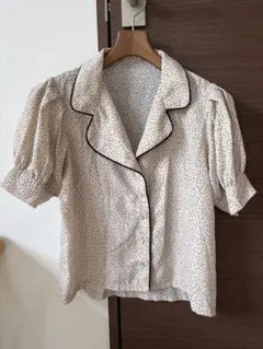 グレイル　ルームウェア　ドット柄 半袖シャツ　ショートパンツ セットのサムネイル