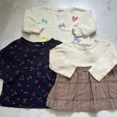 ELFINDOLL CLASSIC 長袖Tシャツ 80◦90&トレーナーセット