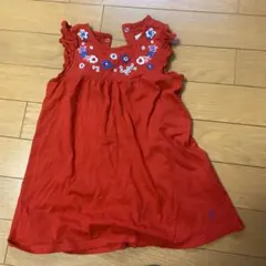 PETIT BATEAU 花柄刺繍ワンピース 86cmのサムネイル