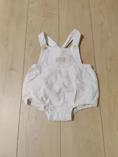 プティマイン オーバーオール ダルマオール 白