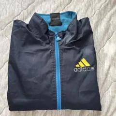 adidas ネイビー フルジップジャケット130㎝