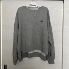 Lee グレー オーバーサイズ トレーナー　フリーサイズ