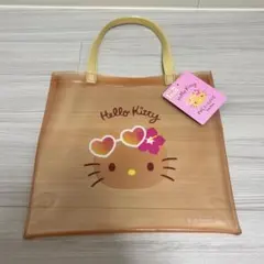 【新品未使用】ハローキティ 日焼けキティ PVCトートバッグ