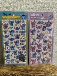 【正規品】 ボンボンドロップシール スティッチらくがき・スティッチ&エンジェル