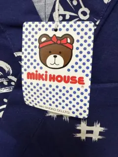 MIKI HOUSE 甚平 ネイビー くま柄 100cmのサムネイル
