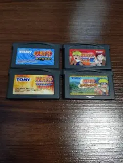 ゲームボーイアドバンス ソフトのみ　NARUTO -ナルト- 　４本セット