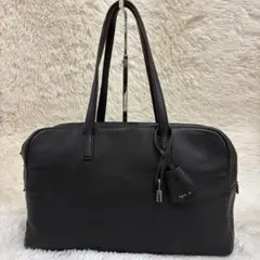 ✨人気✨ アニエスベー　ボストンバッグ レザー ブラック