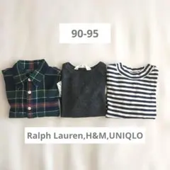 子ども服 まとめ売り 90 ラルフローレン H&M UNIQLO