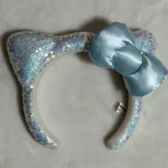 USJユニバハローキティスパンカチューシャ水色