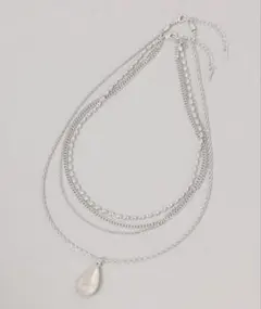 JEANASIS オーバルレイヤーネックレス