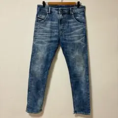 DIESEL ディーゼル　デニムパンツ　ウォッシュ加工　ブルー　30インチ