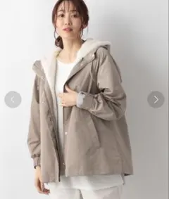 GLOBAL WORK 3WAY撥水マンパ　ベージュ