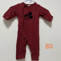 petit main ミッキー　ロンパース