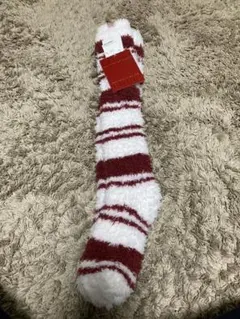 k*a様 【新品未使用】ジェラートピケ ロングソックス ボーダー ピンク レッド