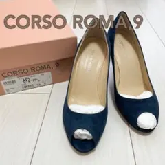 【新品】コルソローマ オープントゥヒールパンプス 35.5 22.5-23.5のサムネイル