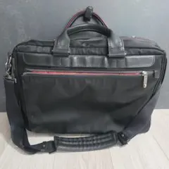 ACE ビジネスバッグ ブラック ナイロン レザー エース　ジャンク品