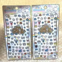 あわわちゃん　ジュエルプチドロップシール　2点