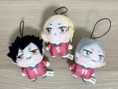 ハイキュー!! ちょぴぬいぷち2 黒尾鉄朗 孤瓜研磨 灰羽リエーフ コンプセット
