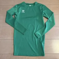 Hummel 緑　グリーン 長袖シャツ　インナー　Mサイズ