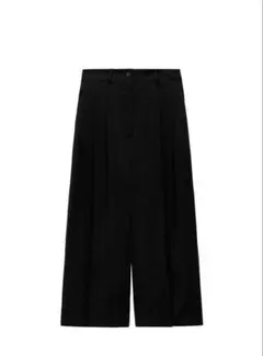 ZARA 黒 ワイドパンツ Mサイズ