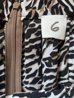 ロク　6(ROKU)BEAUTY&YOUTH レオパード柄プリーツスカート