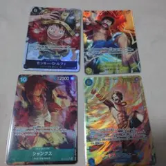 ワンピースカード　ルフィ sec ロビンrパラレル 　ゾロ srパラレルセット ワンピースカード ルフィ sec ロビンrパラレル ゾロ srパラレルセット