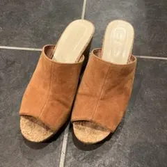 ORientalTRaffic / ミュールサンダル　サボ　キャメル