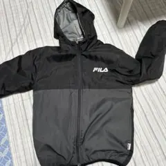 FILA フード付きジャケット 100cm~ 黒/グレー