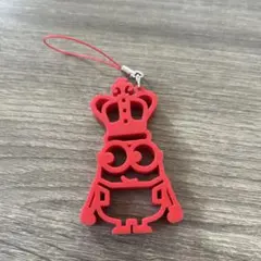 ミニオン赤い王冠付きキーホルダー