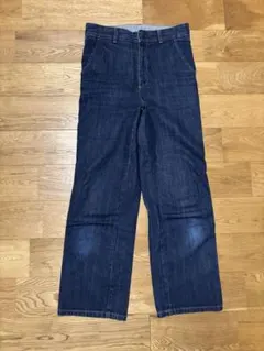 GU ストレートデニムパンツ M