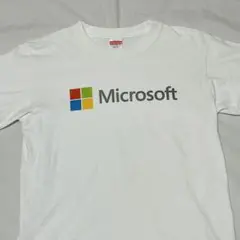 Microsoft マイクロソフト S Tシャツ ホワイト プリントのサムネイル