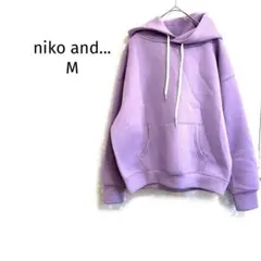 ニコアンド/スウェットパーカー/フーディープルオーバーゆったりトップス