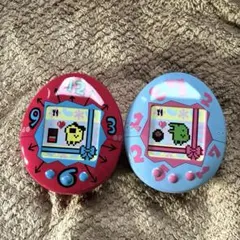 【最安値】たまごっちチョコ缶 まめっち くちぱっち セット