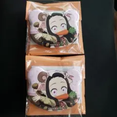 鬼滅の刃 実りの秋まつり 2025年 くま缶バッジ 竈門禰豆子 禰豆子 2点