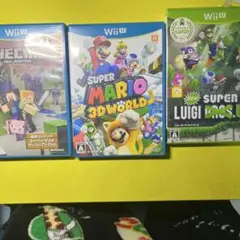 Wii U ゲーム 3本セット Minecraft Mario
