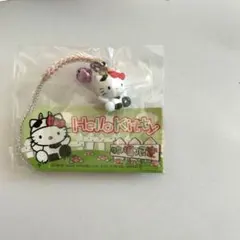 キティ 牧場限定 牛 ストラップ 根付け 2005年　地域限定　ご当地キティ