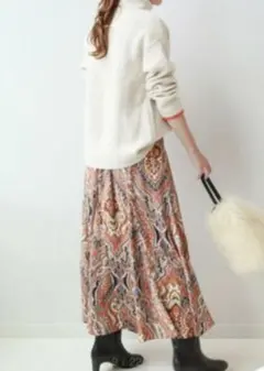 ジャーナルスタンダードレリューム　ペイズリーマーメイドスカート
