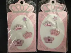 ☆最終お値下げ☆  アイロンワッペン　王冠　2セット